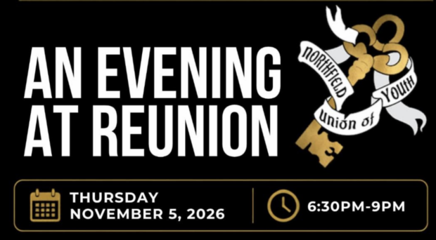Promotion for the event "an evening at reunion".