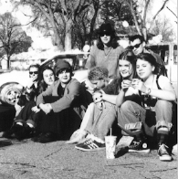 Black and white image of the first youth board